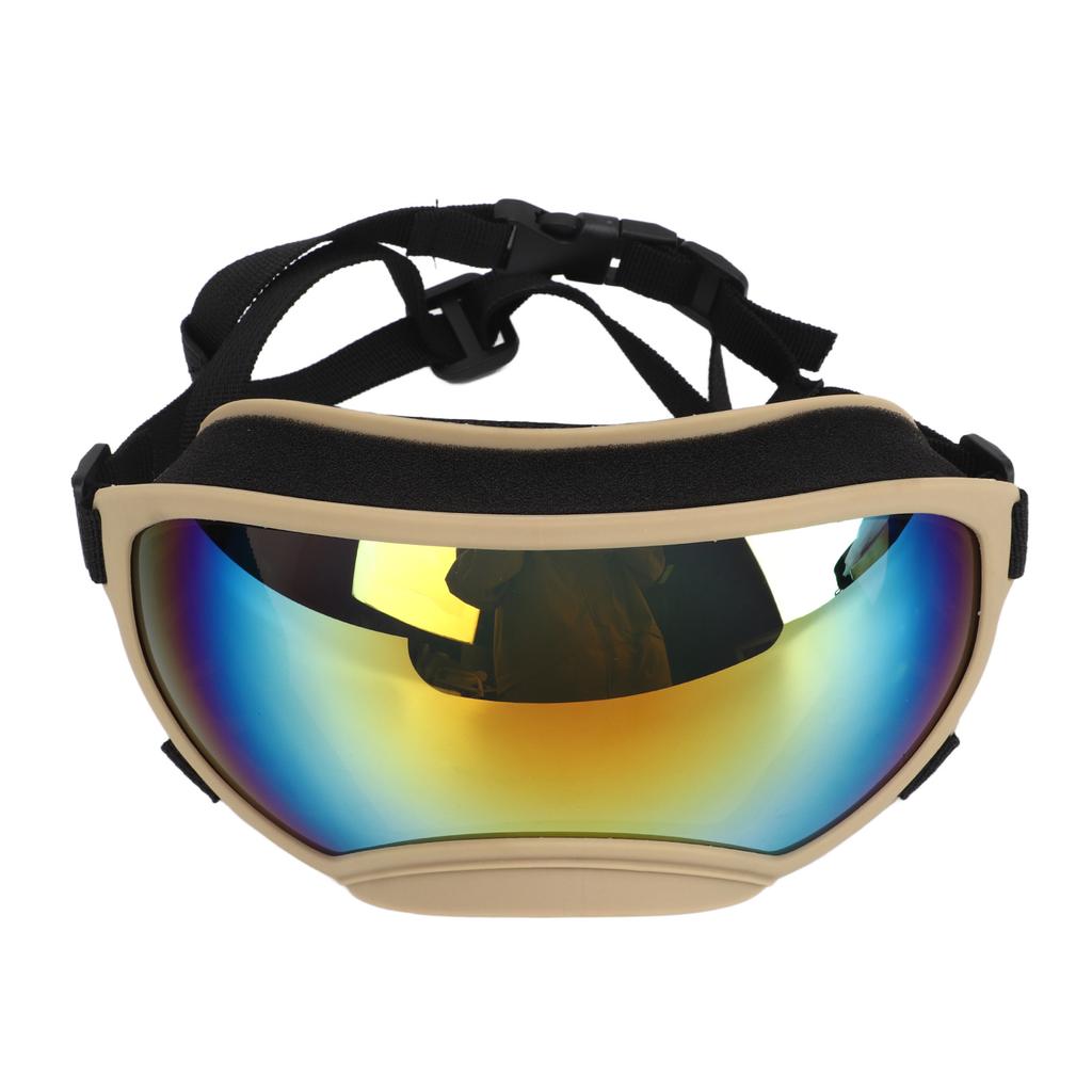 Outdoor Pet Glasses Dog Goggles Animal Ski Goggles Sun Protection Ultraviolet Protection Khaki