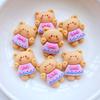 10Pcs New Cute Mini Cartoon Rabbit, Bear Flat Back Resin Cabochons Scrapbooking DIY Jewelry Craft Decoration Accessorie