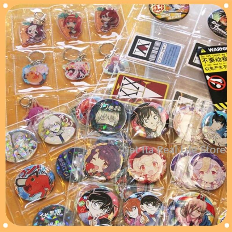 Italife Ita Bag Badge Card Sheet Pages Women Anime Backpack Badges Favorites Page For Keychains Pins ItaBag Accessories H328