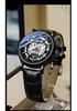2022 Trending Men's Multifunctional Skeleton Dial Waterproof Wristwatch with Luminous Hands