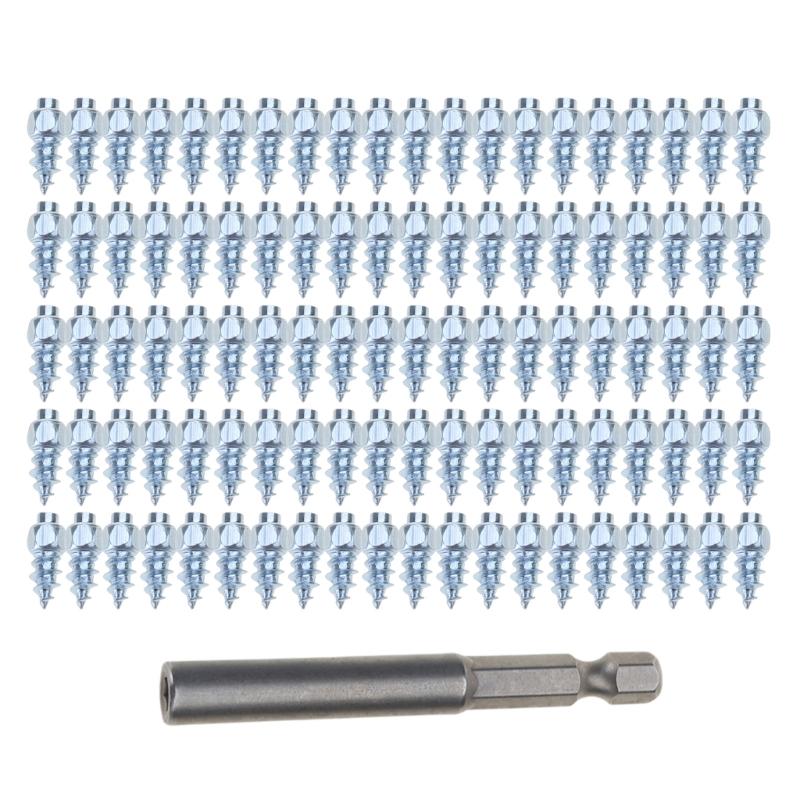

Screw in Tire Stud,Spikes for Tire, Steel Body Carbides Tips [Security Anti-Skid] Wheel Tyre Snow Tire Spikes 9mm 12mm