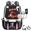 Large Capacity Schoolbag with Shoulder Strap; Student Three-piece Pencil Case Set