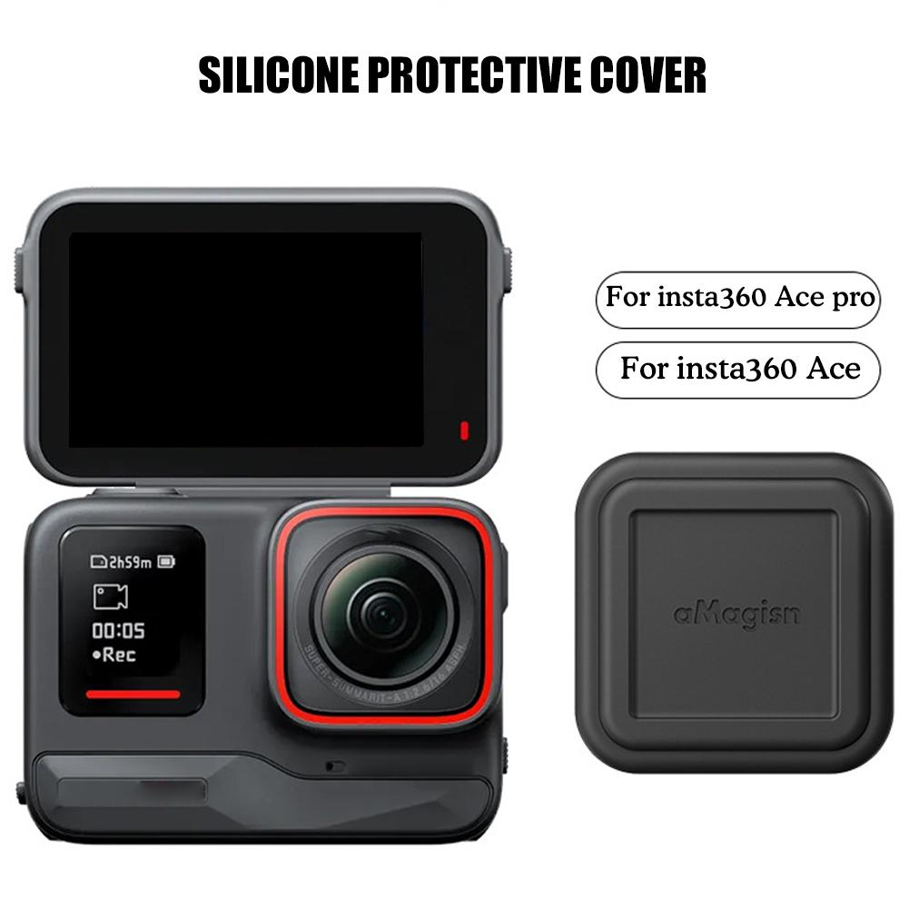Für Insta360 Ace Pro Silikon-Objektivdeckel Action-Kamera Objektiv Schutzabdeckung Für Insta360 Ace Pro Zubehör