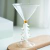 Christmas Tree Cocktails Glass Creative Martinis Drinkware Festival Themed Beverage Drinking Glass for Holiday Parties