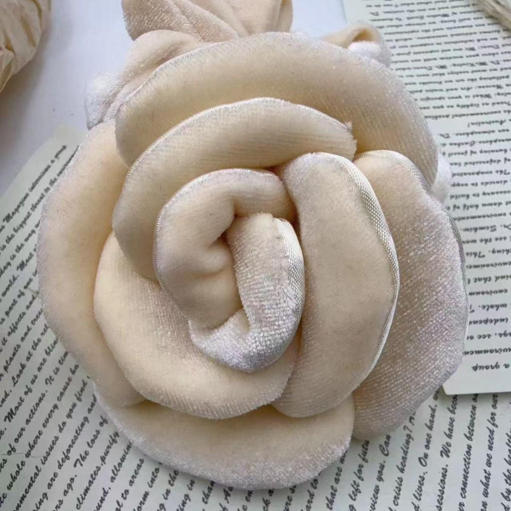 Elegant 2025 Velvet Rose Ponytail Holder Hair Tie