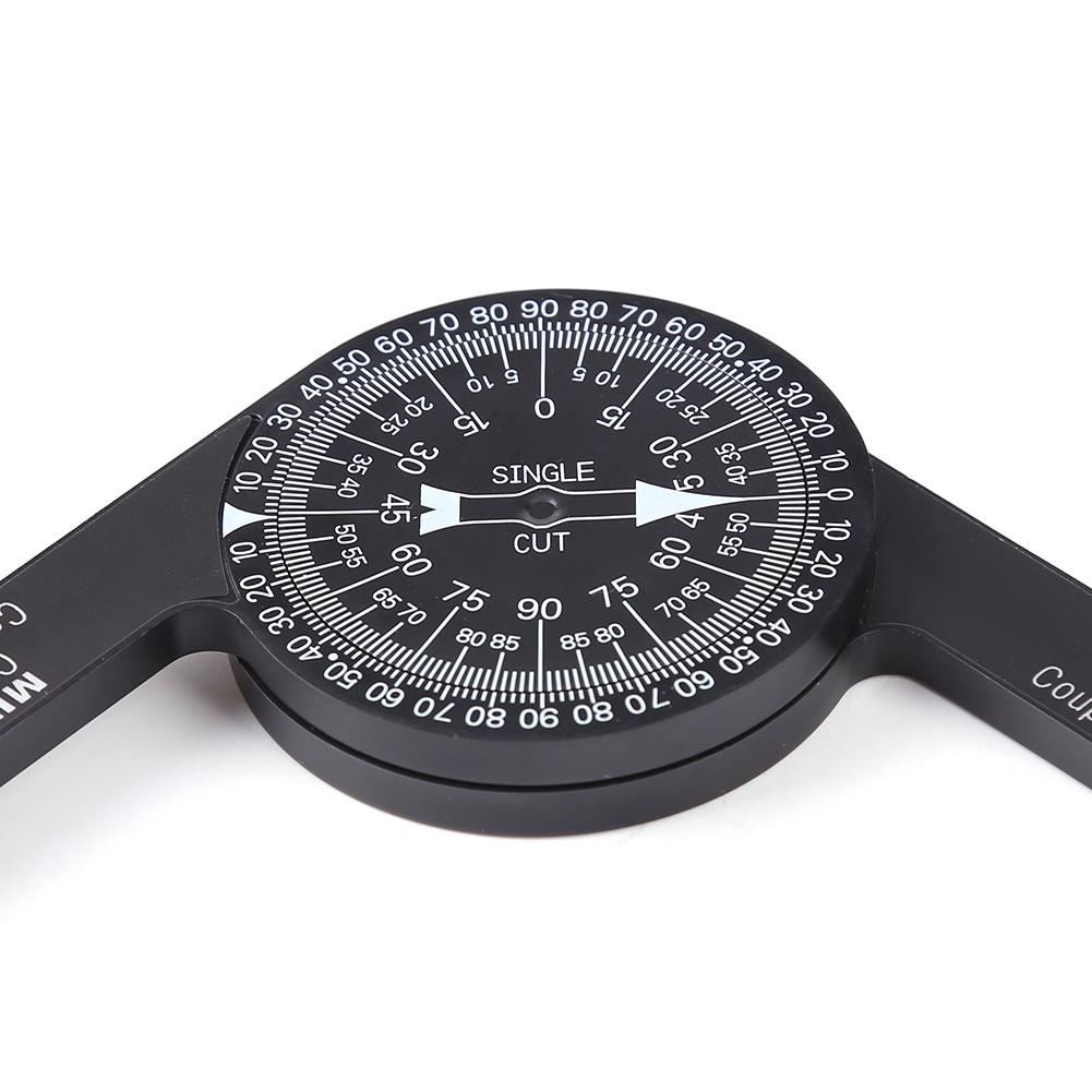Calibration Miter Saw Protractor with Pencil 360 Degree Angle Finder Miter Gauge Goniometer Arm Measuring Ruler