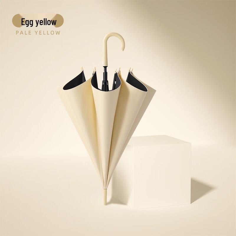 Nanqiao Long Handle Straight Pole Sun & Rain Umbrella 23 inch 8 ribs