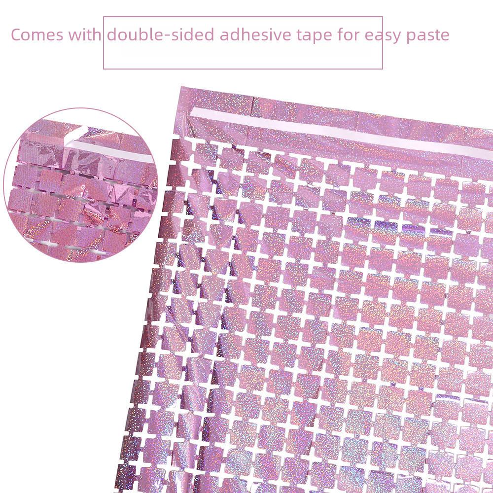Meter 2 Festive Square Laser Rain Curtain For Birthdays Weddings And Holiday Celebrations In Various Colors