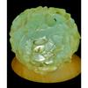 LED Lamp In Citrine Tumbled Stones 7 - 8cm Diameter 400 Gr Approx