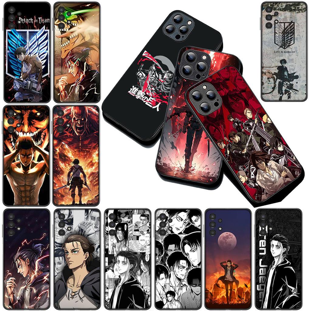 Attack on titan levi Sfondo Copri Telefono per Apple iPhone 12 13 Pro Max Mini ProMax X XR 17E 13Mini Custodia Protettiva