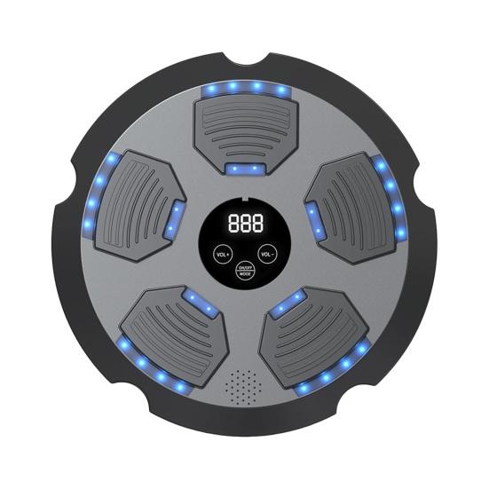 Musikkboksemaskin Veggmontert Bluetooth-kompatibel Elektronisk Smart LED-boksing Trening Stansepute Hjemmetreningsutstyr