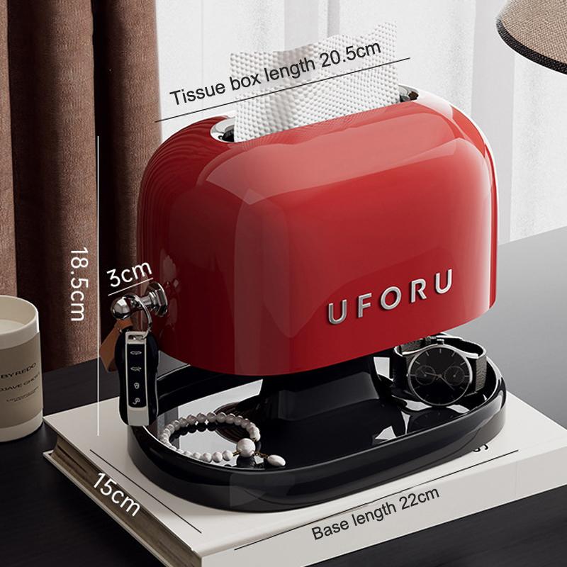 

1 шт. Ретро коробка для салфеток Двухслойная коробка для салфеток с подносом для хранения Органайзер для ювелирных изделий и часов Домашняя гостиная Настольный контейнер для салфеток