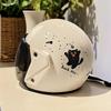 3C Certified Women's Cute Electric Scooter Helmet – Stylish, Sun-Protected, All-Season Safety Gear for Motorcyclists