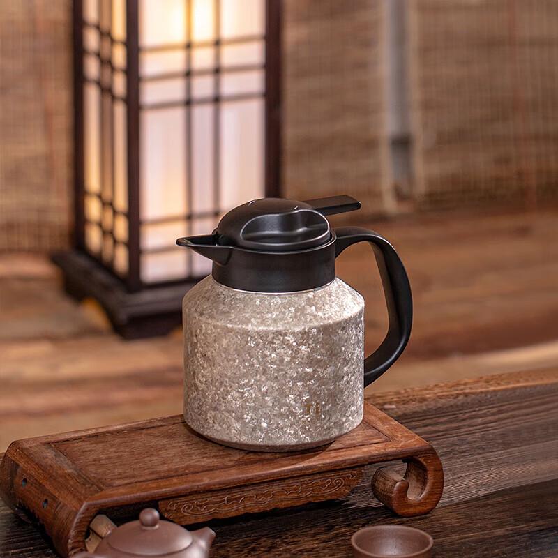 MENDASHI M1100T Pure Titanium Insulated Tea Pot with Infuser