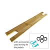 Natural Bamboo Toddler Dining Chair Pedal Non-Slip High Chair Accessory High Chair Footrest  Indoor