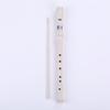 Swan ABS German Soprano Recorder for Students, 6/8-Hole, White Flute