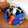 1 PC Automatic Folding Umbrella - Luffy D Pattern Portable Foldable Design With 8 Ribs Christmas Birthday Gifts