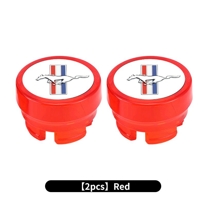 For Ford 1/2PCS Car Logo Cigarette Lighter Dust Plug Button Socket Protective Cover Escort KA Flex Everest KA Expedition Falcon APQ1