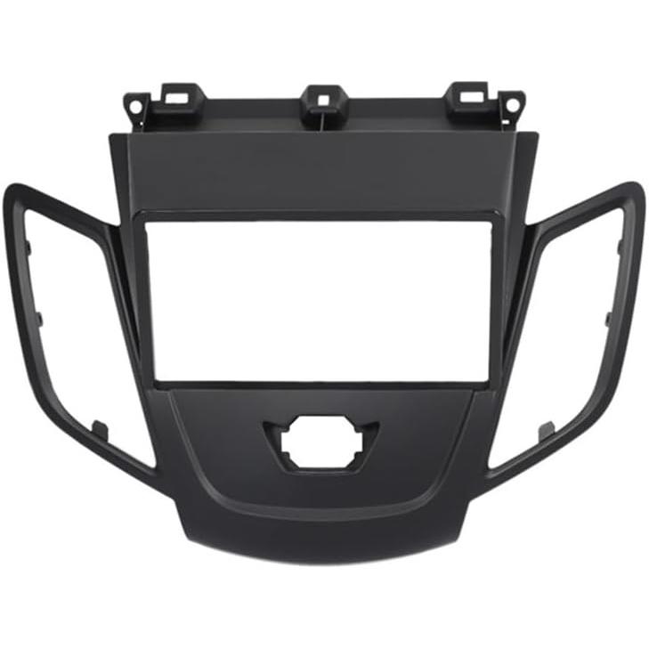 Accessories Double Din Fascia for Ford Fiesta 2008-2017 Panel Dash Mount Installation Trim Kit Face Black Frame Replace