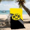 Beach Towel with Borussia Dortmund Pattern - Soft,absorbent,machine Washable Lightweight&Modern,swimming,Travel Essentials