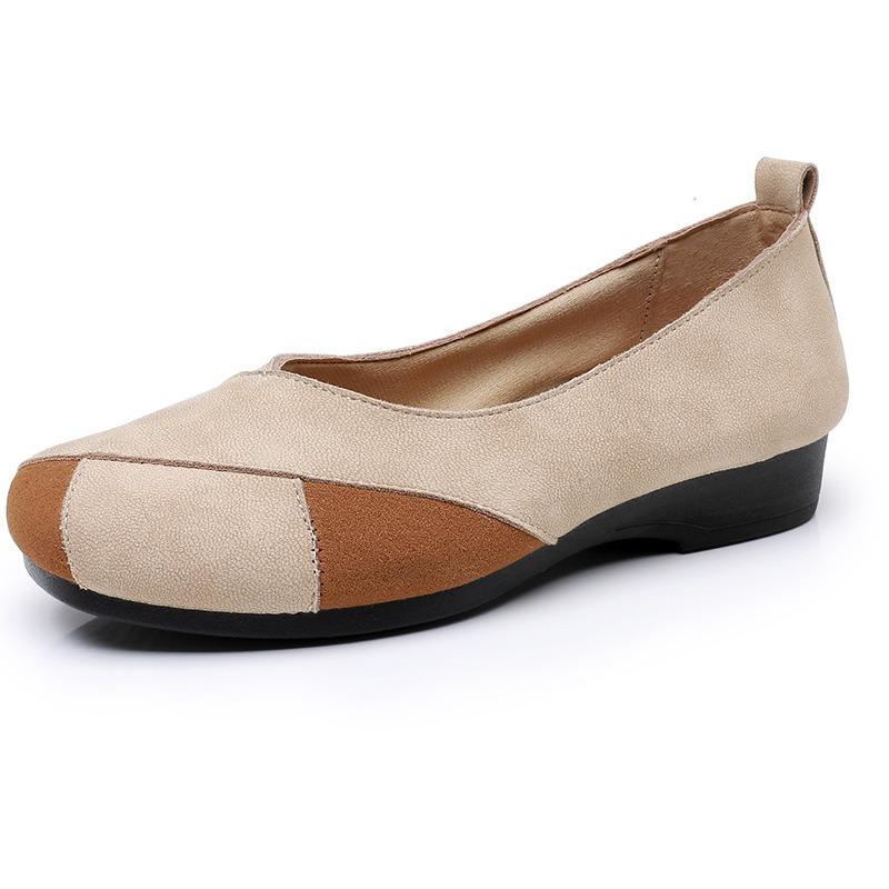 Shoes Women's Spring New Versatile Casual Shallow Lazy One Pedal Breathable Comfortable Polyurethane Sole Mother Shoes