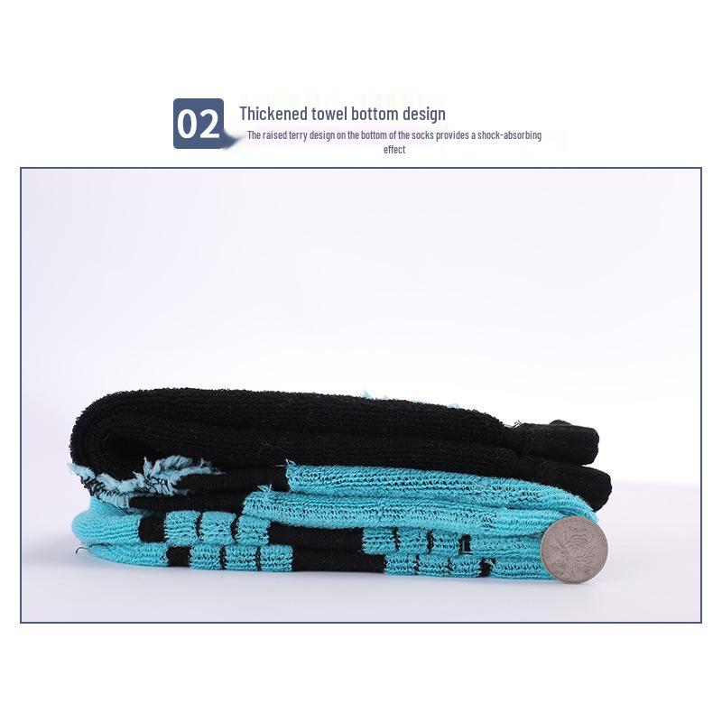 Quick-Drying Cross-Border Ski Socks for Men & Women - Terry Sports & Mountaineering Socks, Towel Bottom Snow Socks