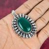 Green Onyx Pendant Handmade Gemstone Jewelry, 925 Solid Sterling Silver Pendant Unique Design Jewelry