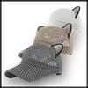 Katzenohren Kappe Mesh Hut Niedliches Design Stilvoll Sonnenschutz CZA324 [Weißer Fang] Damen (Schwarz)