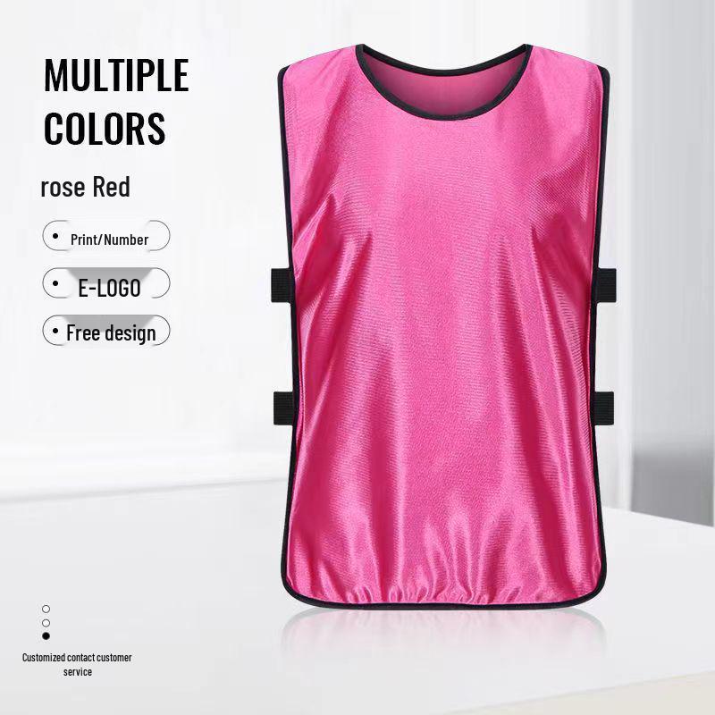 Team-Building Football Training Vest for Kids with Printable Number