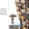 Multi-color Cute Kitten Graffiti Curtains for Kitchen or Cafe Decor