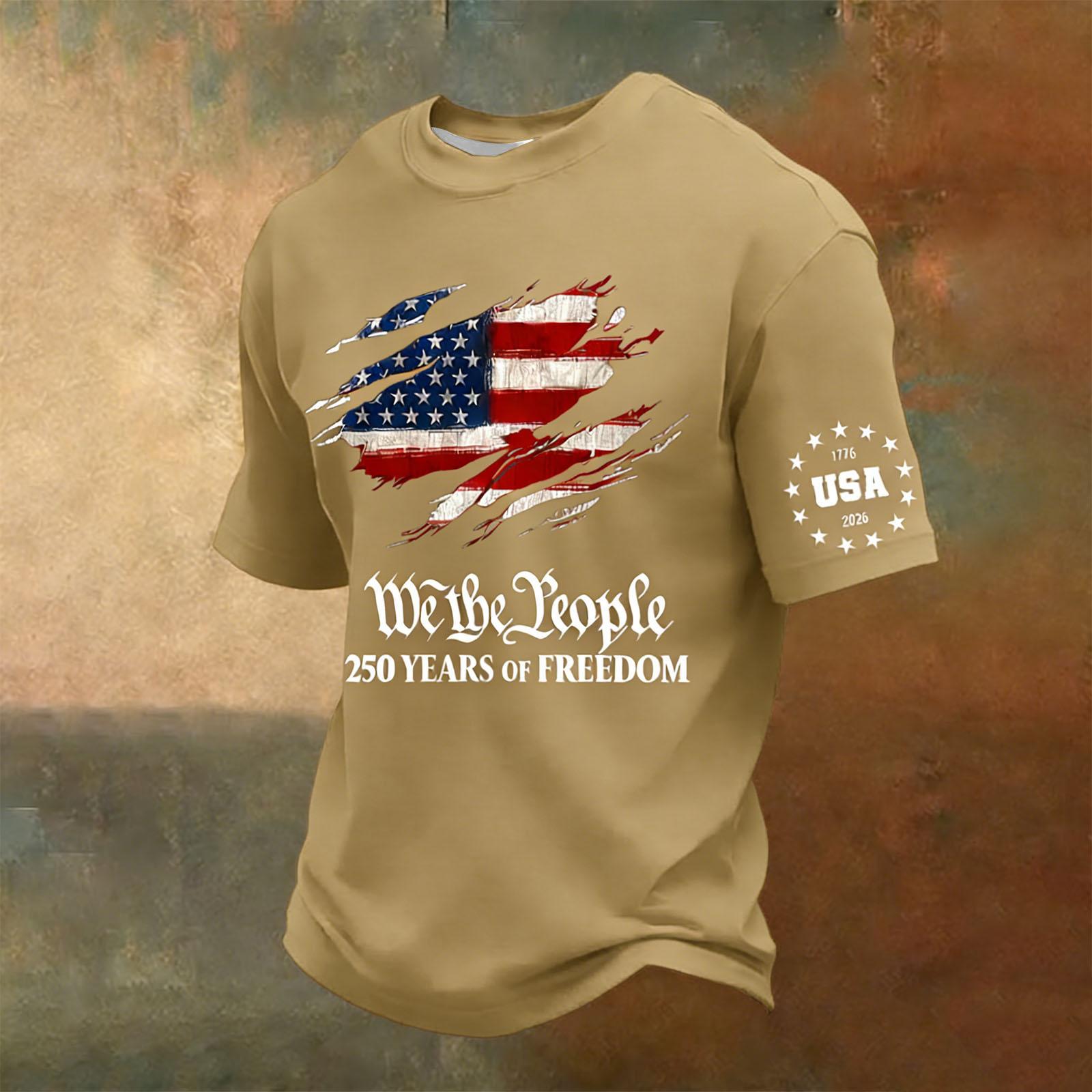 Men s Casual Round Neck Short Sleeve T-Shirt S хаки