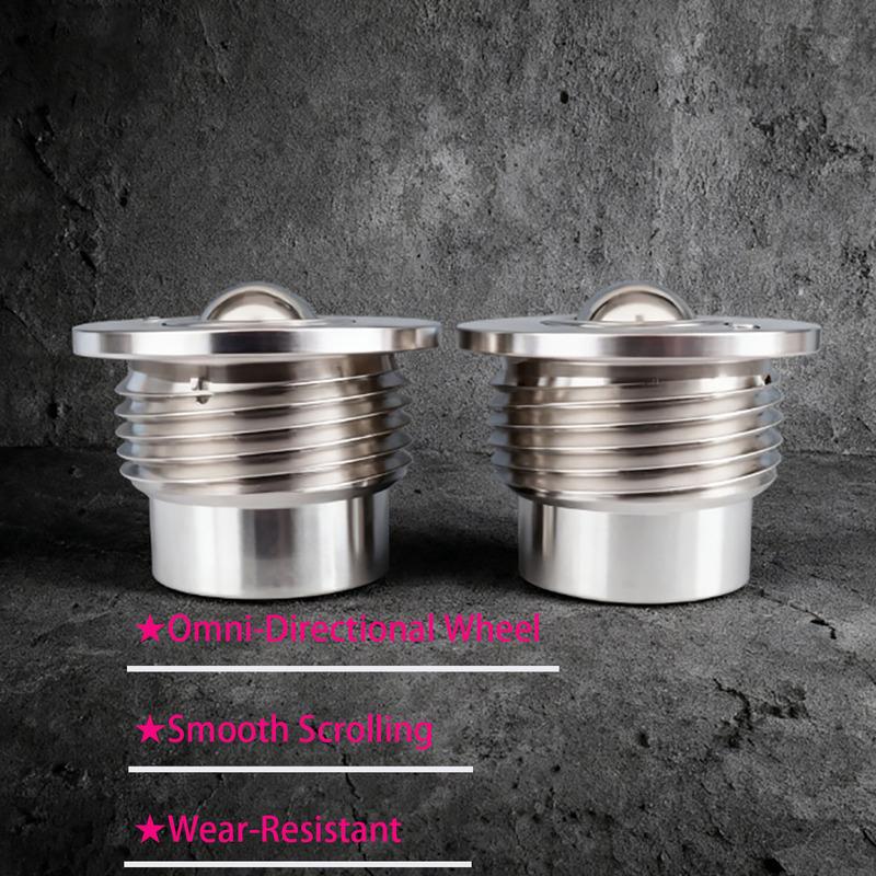 Steel Ball Roller with Spring Telescopic Fine Thread Universal Joint Ball Head for Industrial Machinery M16/M20/M24