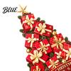 Removable PVC Glass Film Stacked Gift Boxes Christmas Tree Window Cling Creative Static Sticker Seasonal Ornamentation Decal for Holiday Home