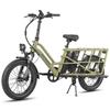Fafrees FF20 CUV - Elektrisches Lastenrad - 250 W - 48 V - 24 Ah - 20-Zoll-Nabe - Höchstgeschwindigkeit 25 km/h - Grün