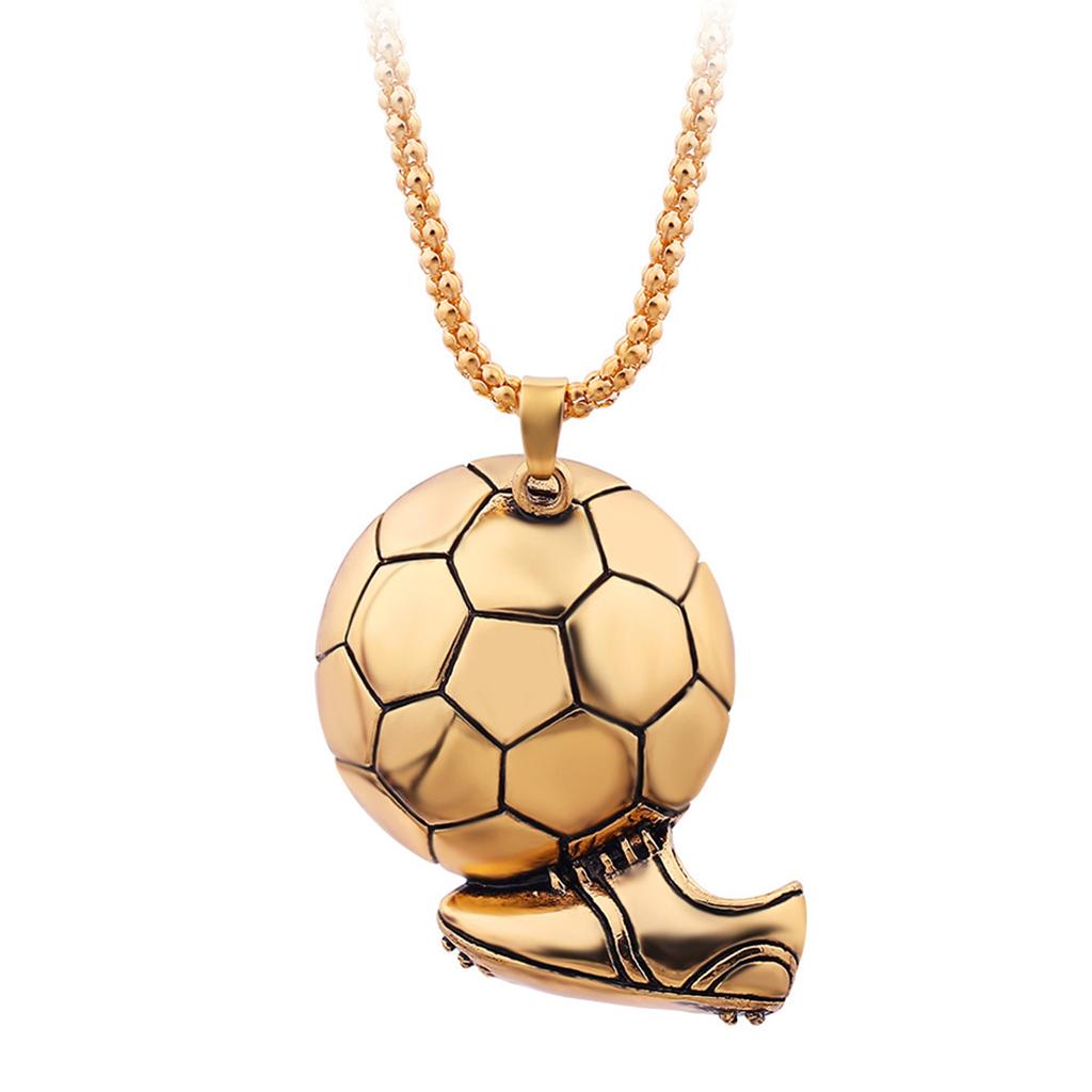 Football Pendant Sports Men's Ball Accessory Jewelry Hip-hop Retro Male Fitness Accessory