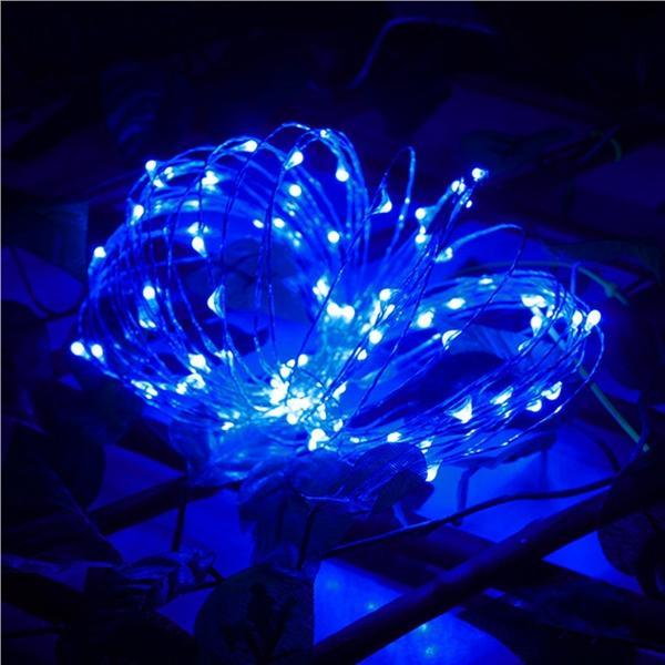 Buy 2m 20 LEDs Button Cell Powered Copper Wire String Lights for ...