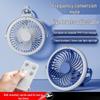 Portable USB Wall-Mount Fan for Bathroom, Kitchen, or Dorm