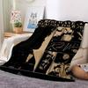 HOT Rod Wave 3D Print Rapper Star Soft Plush Blanket,Flannel Throw Blanket for Living Room Bedroom Picnic Bed Sofa Cover