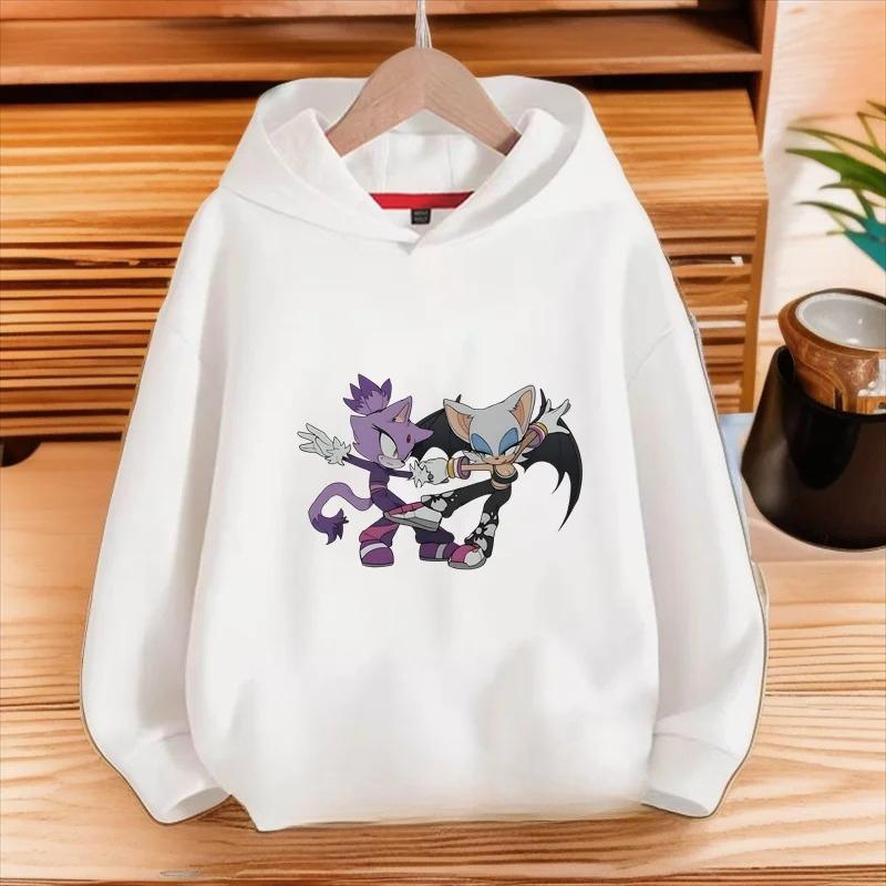 

Мультяшные детские модные свитшоты, повседневные универсальные худи, свитшоты для мальчиков 150 белый