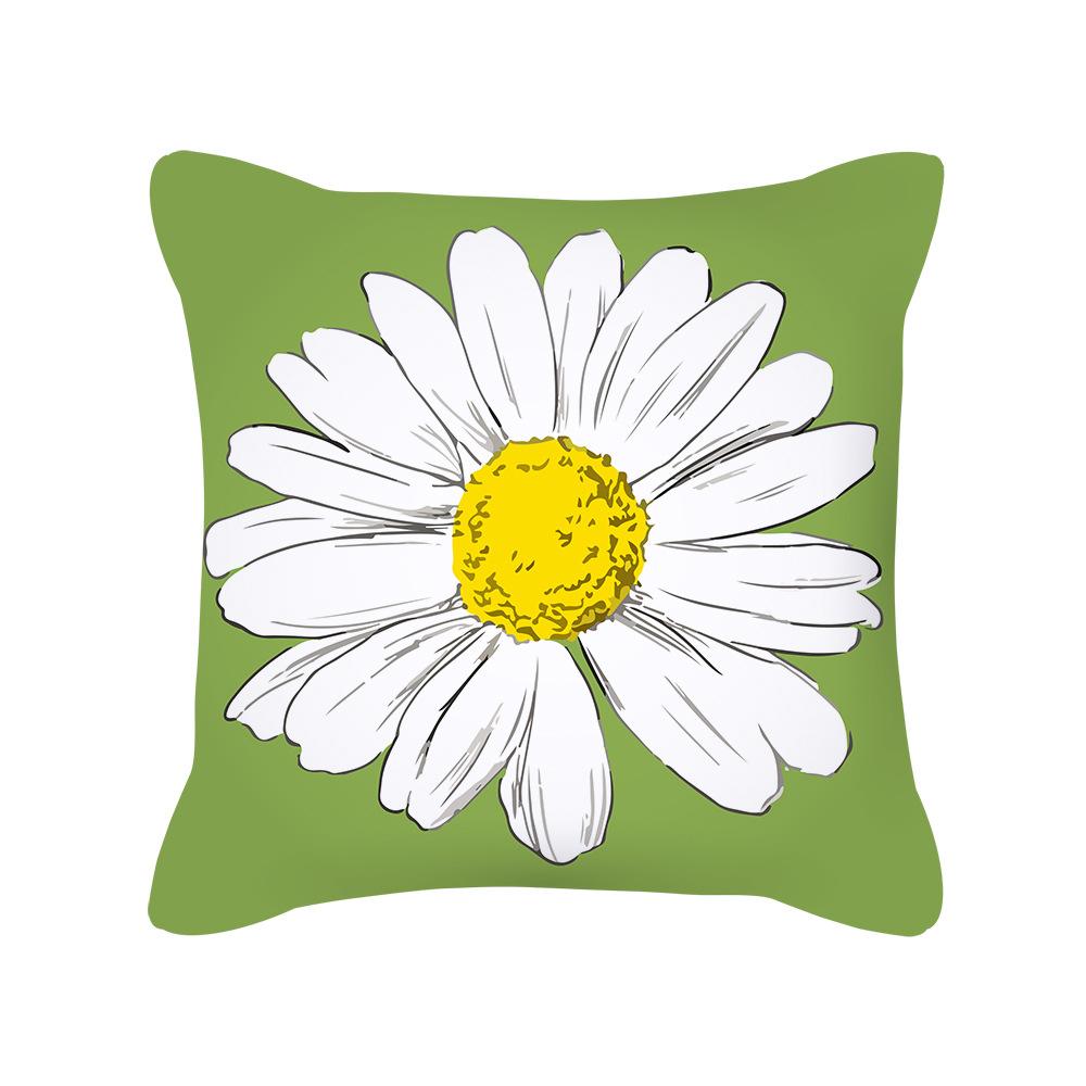 Home Pillowcases Flowers Sofa Cushions Ins Nordic Peach Skin Pillowcases Pillowcases