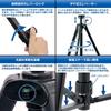 Velbon VideoMate 538AZ Medium Family Video Tripod 161cm Max Height 3-Section Aluminum Oil-Free Steel Head Smartphone Holder Case Suitable for Movies