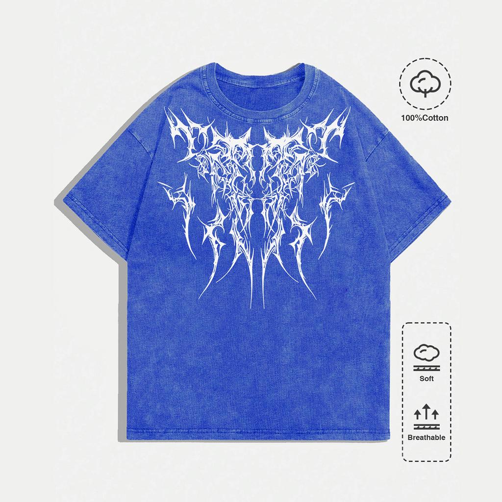 Men's Graphic Tees Shirt Unisex Cotton Oversized T-Shirt Short Sleeve Vintage Streetwear Casual Tee Top