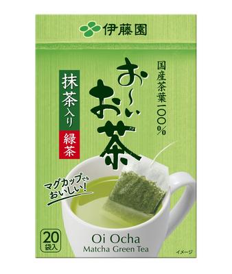 Πράσινο Τσάι Itoen Oi Ocha (με Μάτσα), 1,8 γρ x 20 φιλικοί προς το περιβάλλον φακελάκια τσαγιού