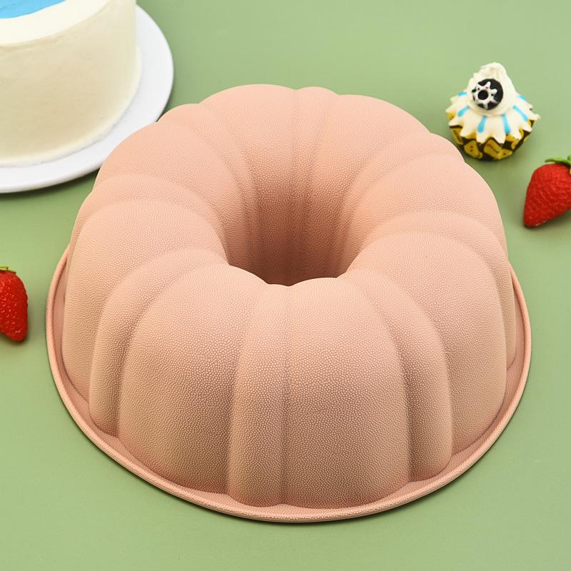 Moule à gâteau en silicone, moule à gâteau citrouille rond, moule à mousse en silicone de qualité alimentaire, outil de cuisson