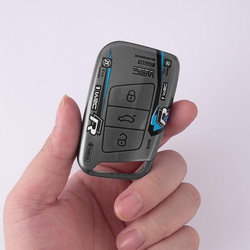 New TPU Car Remote Key Case Cover Protector Shell Fob For VW Volkswagen Passat B8 Tiguan Magotan Golf Auto Keychain AccessoriesSZ4