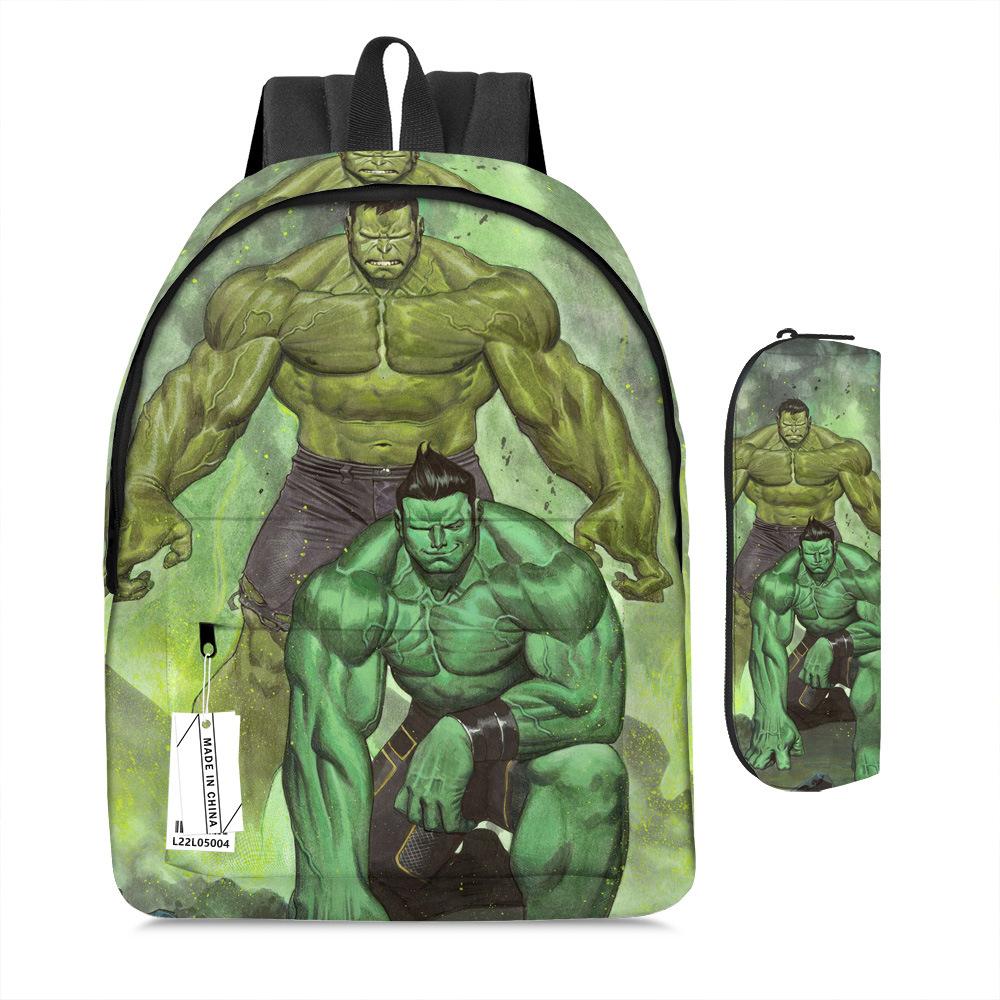3-delige Schoolrugzakset voor Studenten Grote Capaciteit Oxford Stof Schooltas met Schouderband en Etui School bag + pencil case