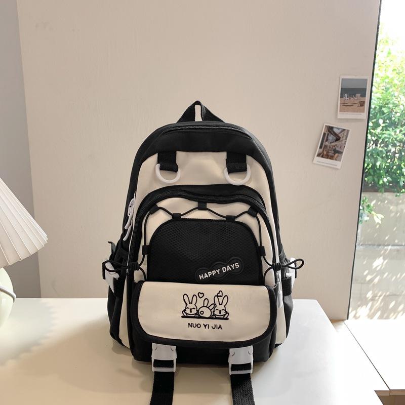 Backpack Academy style contrasting colors new schoolbag lightweight mini backpack niche cute fresh girl back