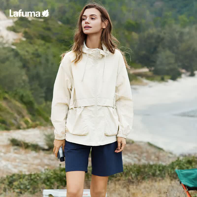 Lafuma Women's Outdoor UV Protection Water-Repellent Loose Hooded Jacket LFJA4BP64