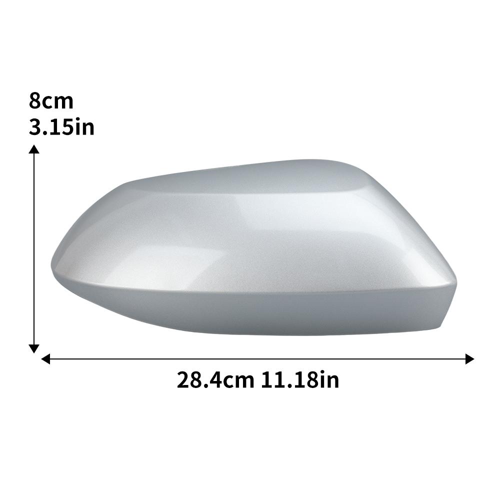 Door Mirror Cover Cap For Toyota Yaris     2024 Silver Rearview Side Mirror Housing Cover Cap Car Accessories