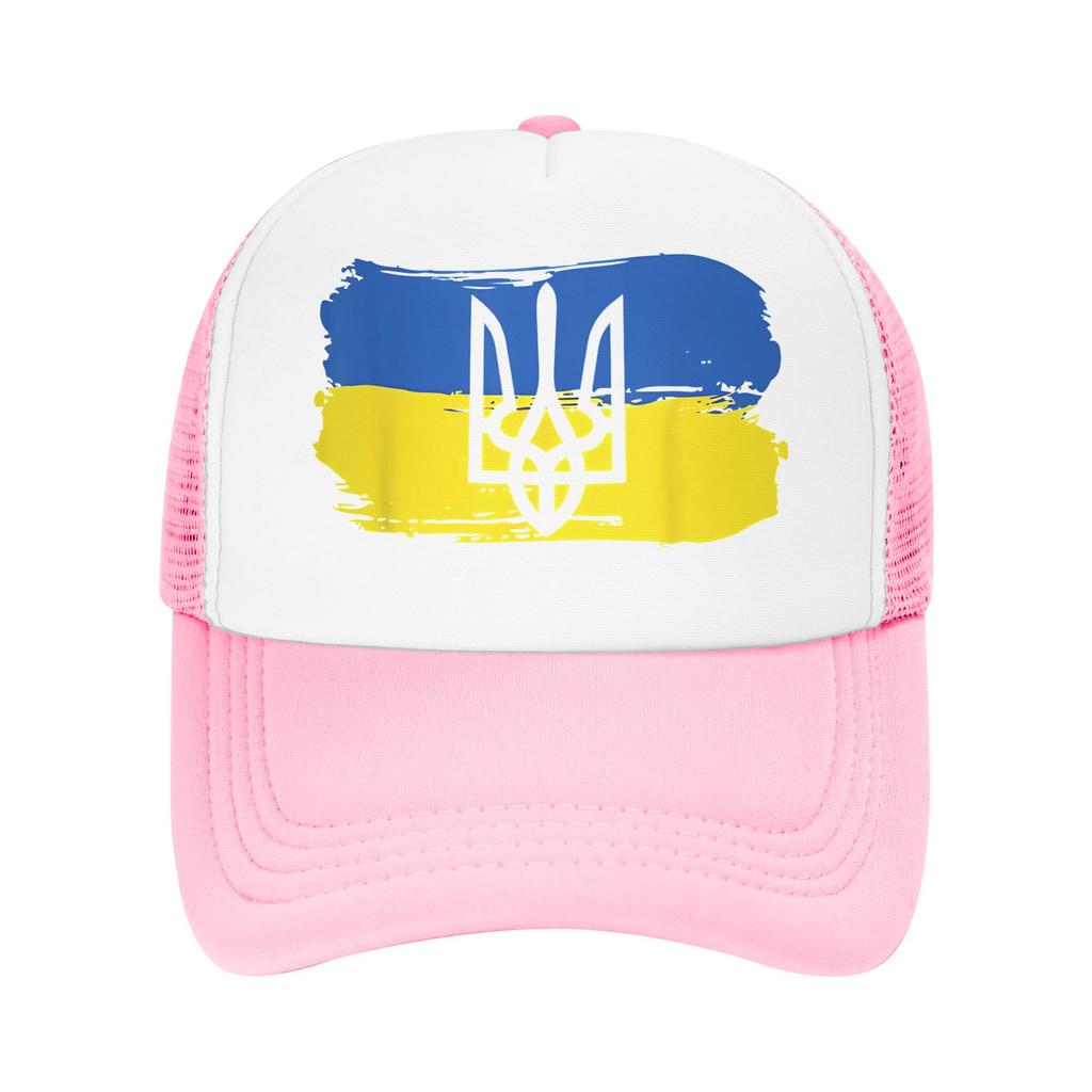 Summer Sun Hats Vintage Ukraine Ukrainian Flag Pride Baseball Cap Breathable Print Hip Hop Hats Unisex yk Cute Baseball Caps